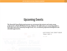Tablet Screenshot of huntsvilleyoungprofessionals.com